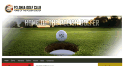 Desktop Screenshot of poloniagolfclub.com